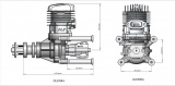 DLE Engine original Motor DLE- 35RA s tlmi�om a CDI