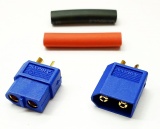 DUALSKY  Konektor XT60 samec + samica (modr�)