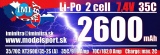 IMI-KYPOM  LiPo 2S 7,4V 2600mAh 35/70C (A) Kypom