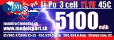 IMI-KYPOM  LiPo 3S 11,1V 5100mAh 45/90C IMI Pro